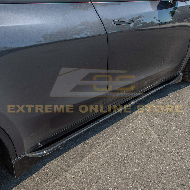 2020-24 Tesla Model Y Performance Side Skirts Rocker Panels image 1