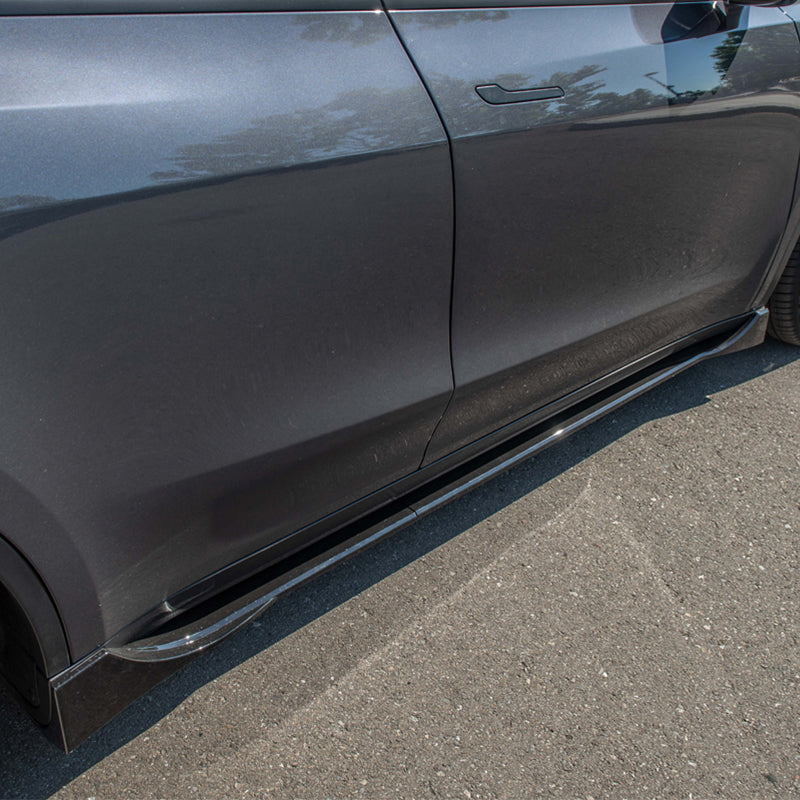 2020-24 Tesla Model Y Performance Side Skirts Rocker Panels image 3