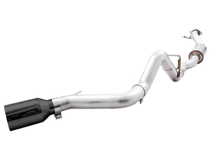 AWE 0FG Catback Exhaust for Ford Bronco with BashGuard™ - Single 5 Diamond Black Tip image 1