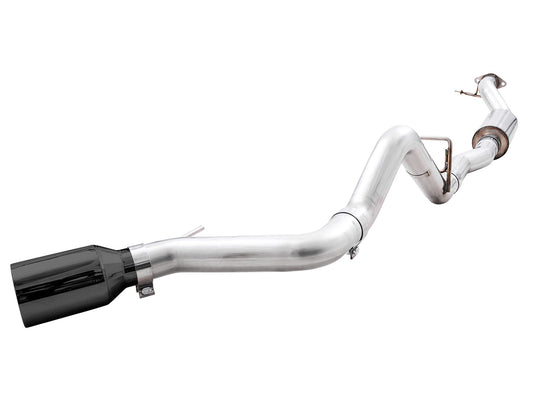 AWE 0FG Catback Exhaust for Ford Bronco with BashGuard™ - Single 5 Diamond Black Tip image 1
