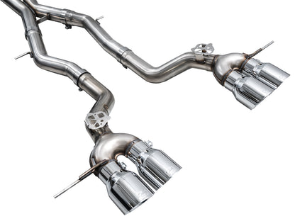 AWE Track Edition Exhaust for BMW G87 M2 - Chrome Silver Tips image 13