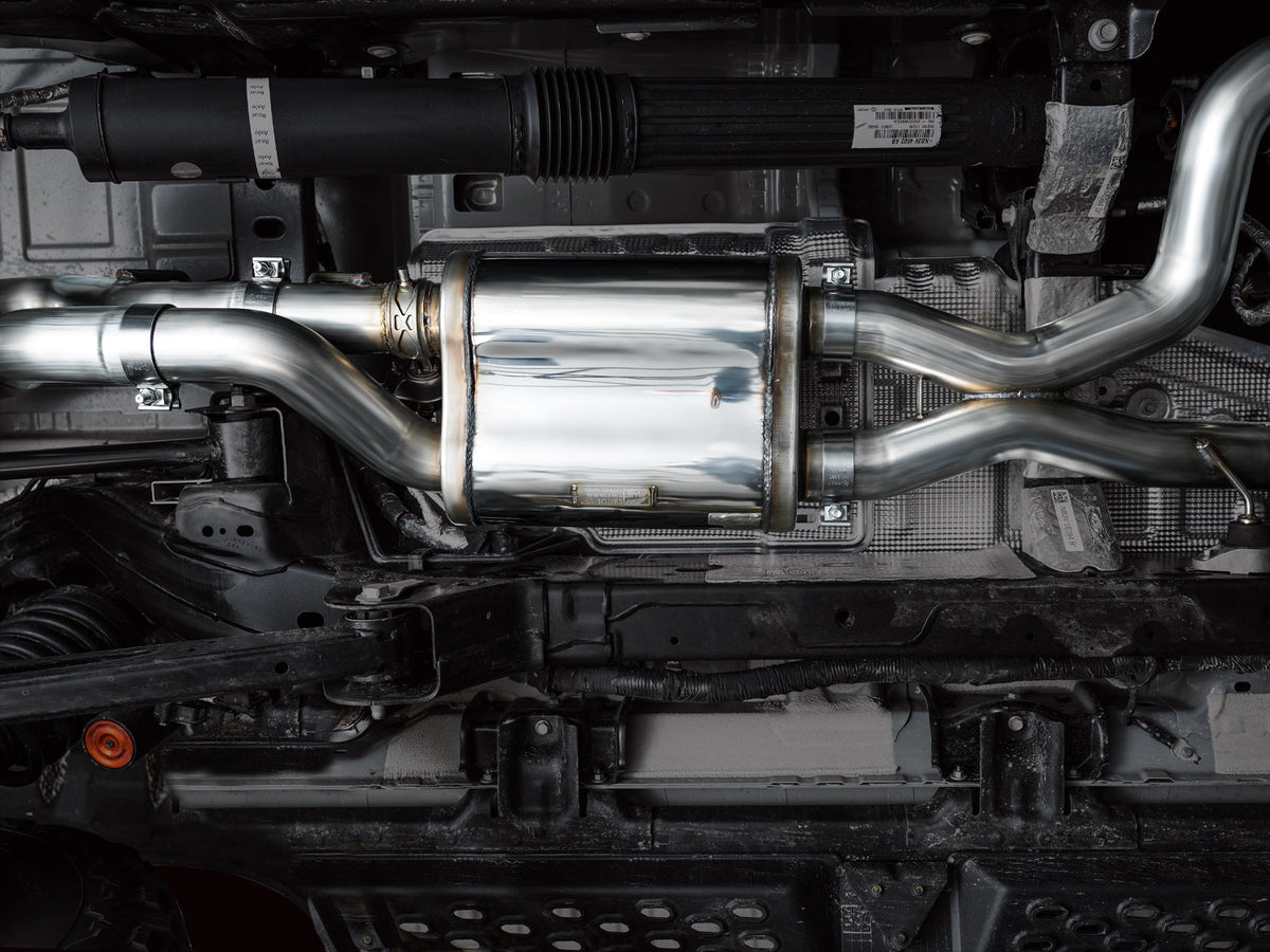 AWE SwitchPath Exhaust for Ford Bronco Raptor - Dual BashGuards image 9