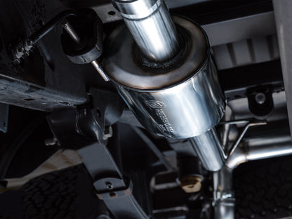AWE 0FG Non-Resonated Catback for '21+ Ford F-150 Tremor (With Bumper Cutouts) - Chrome Silver Tips image 3