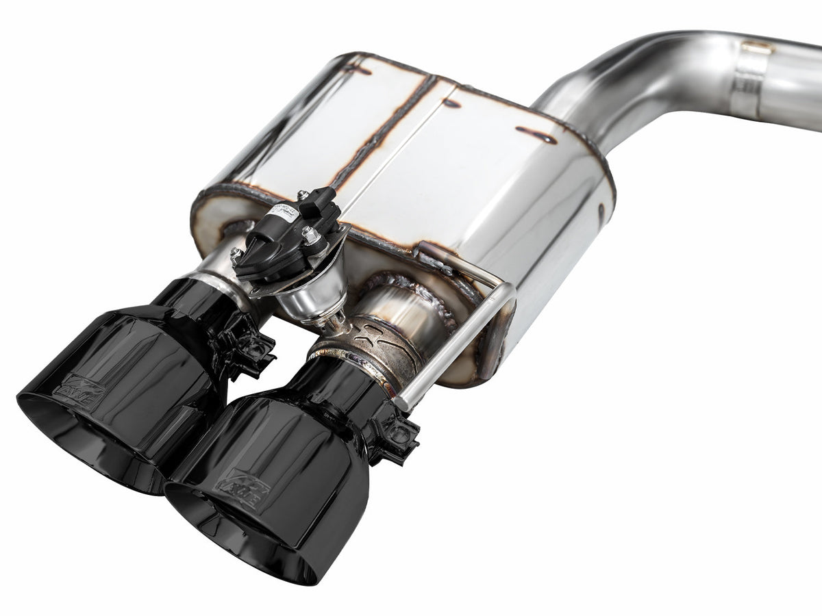 AWE SwitchPath™ Exhaust for S650 Ford Mustang GT Fastback - Quad Diamond Black Tips image 16