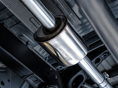 AWE 0FG Catback Dual Side Exit Exhaust for 4th Gen Silverado/Sierra 1500 5.3L (Flat Bumper) - Chrome Silver Tips image 9