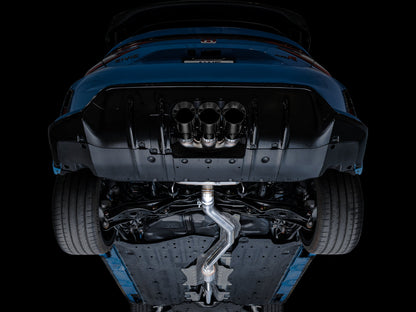 AWE Touring Edition Exhaust for FL5 Civic Type R - Triple Diamond Black Tips image 16