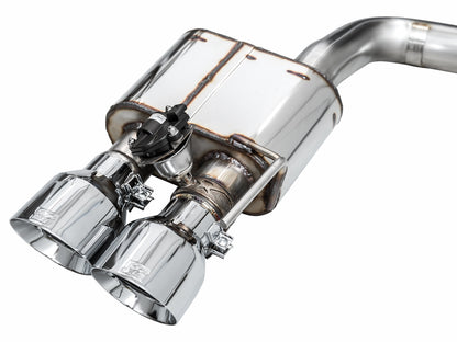 AWE SwitchPath™ Exhaust for S650 Ford Mustang GT Fastback - Quad Chrome Silver Tips image 16