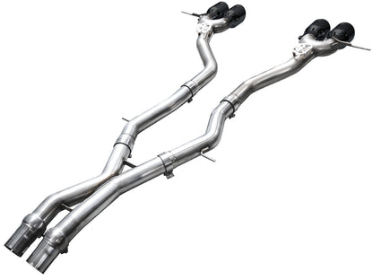 AWE Track Edition Exhaust for BMW G87 M2 - Diamond Black Tips image 12