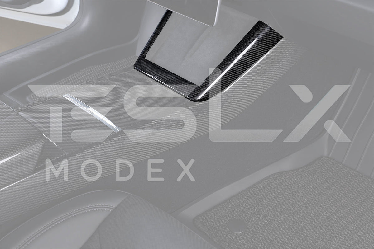 2024-Up Tesla Model 3, 2025-Up Model Y Carbon Fiber Interior Center Console Frame image 8