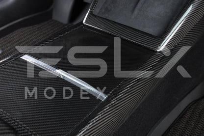 2020-23 Tesla Model 3 20-25Y Carbon Fiber Interior Center Console Shift Sides image 34