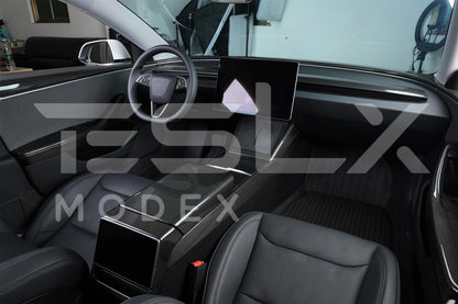 2020-23 Tesla Model 3 20-25Y Carbon Fiber Interior Center Console Shift Sides image 35