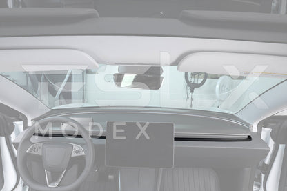 2024-Up Tesla Model 3, 2025-Up Model Y Carbon Fiber Interior Front Center AirOutlet Frame Cover image 7