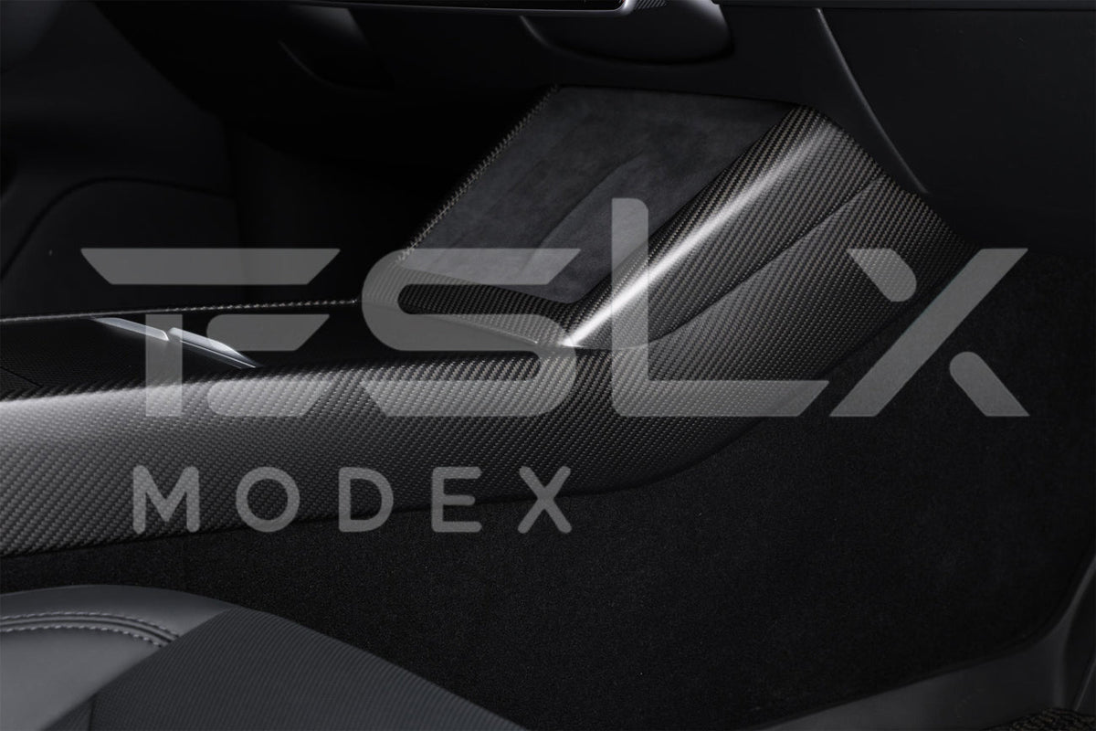 2024-Up Tesla Model 3, 2025-Up Model Y Carbon Fiber Interior Console Frame image 9