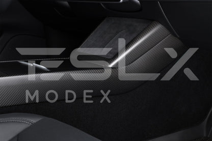 2024-Up Tesla Model 3, 2025-Up Model Y Carbon Fiber Interior Console Frame image 9