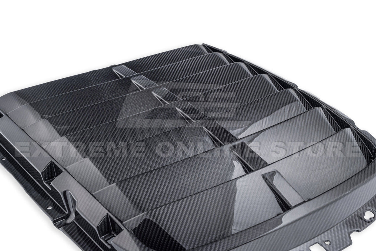 2020-23 Ford Mustang GT500 DRY CARBON FIBER Front Hood Vent image 8