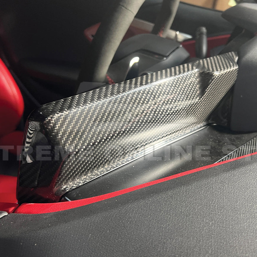 Corvette C8 DRY CARBON FIBER Radio GPS Navigation Screen Cover image 7