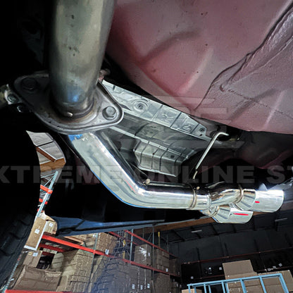 2022-Up Subaru WRX | Axle Back Muffler Delete Single Wall 4 Quad Tips Exhaust image 5