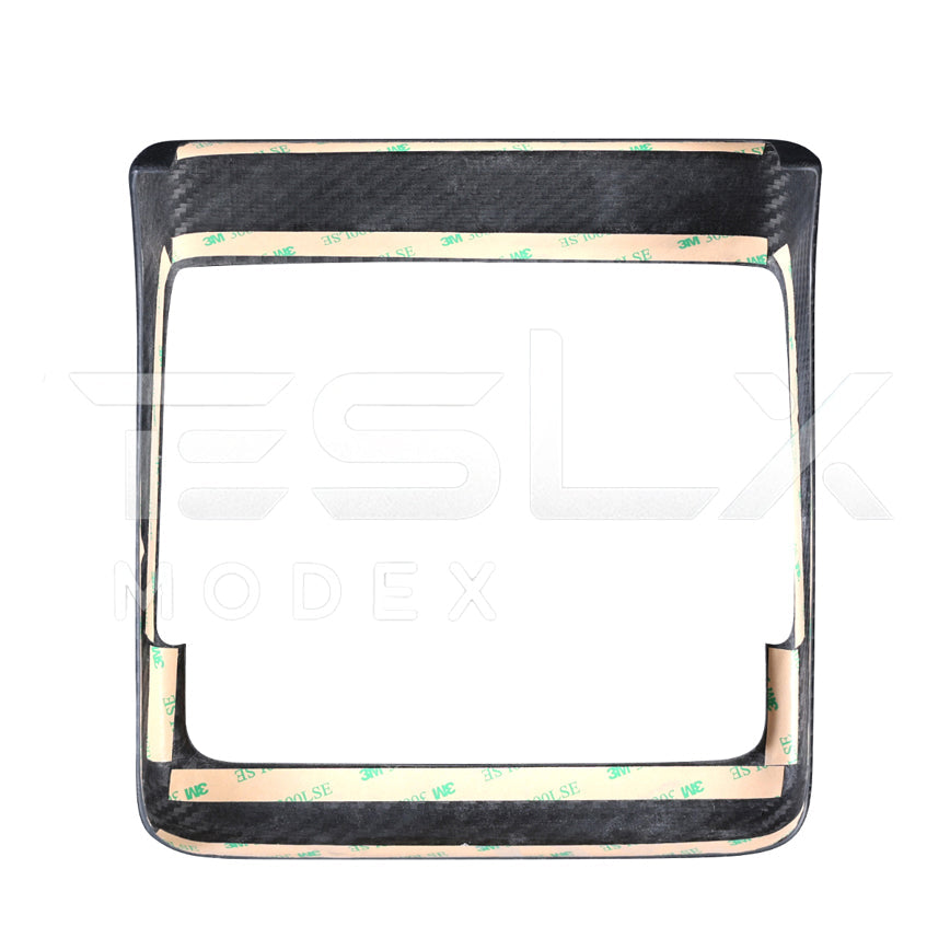 2024-Up Tesla Model 3, 2025-Up Model Y Carbon Fiber Interior Rear Display Frame Cover image 8