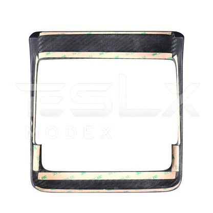 2024-Up Tesla Model 3, 2025-Up Model Y Carbon Fiber Interior Rear Display Frame Cover image 8