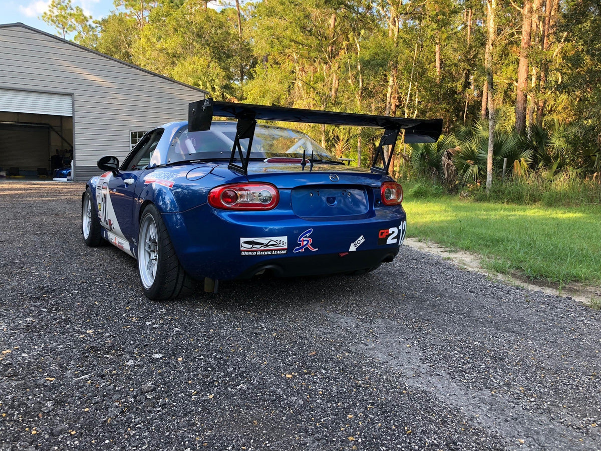 GT-250 61" Carbon Fiber Adjustable Wing- Mazda NC Miata