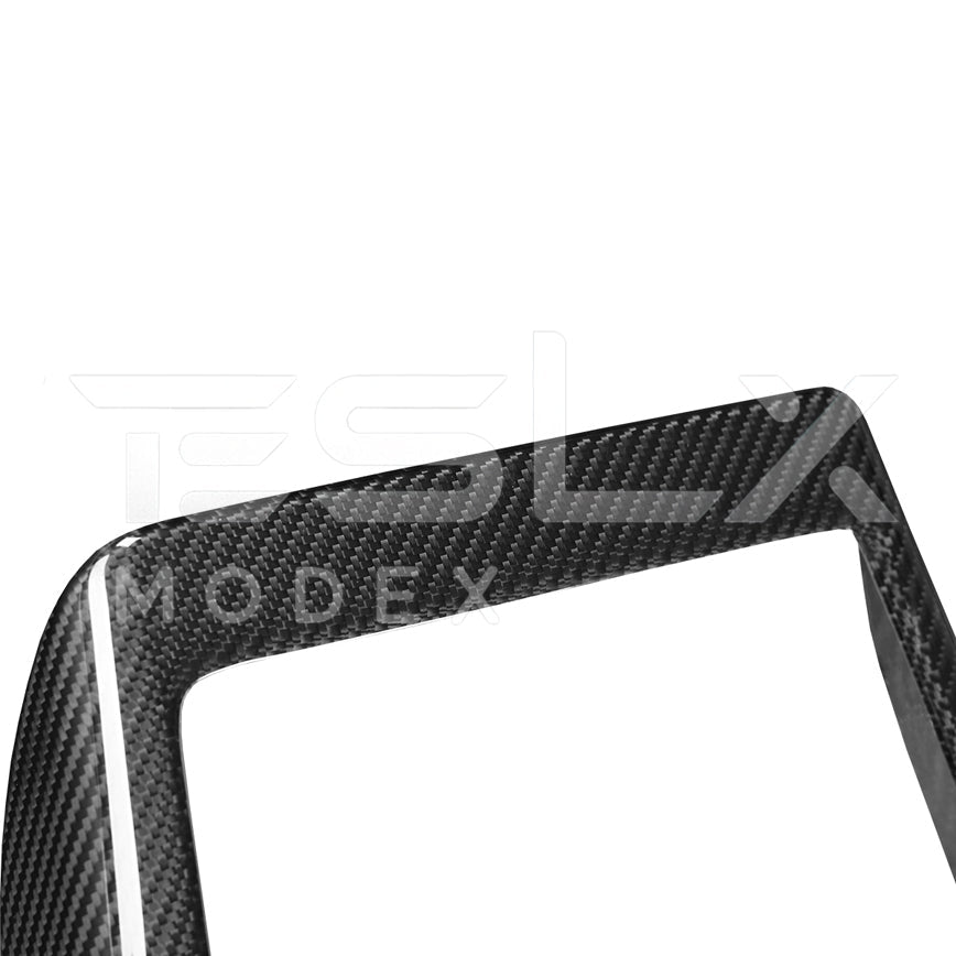 2024-Up Tesla Model 3, 2025-Up Model Y Carbon Fiber Interior Center Console Frame image 6