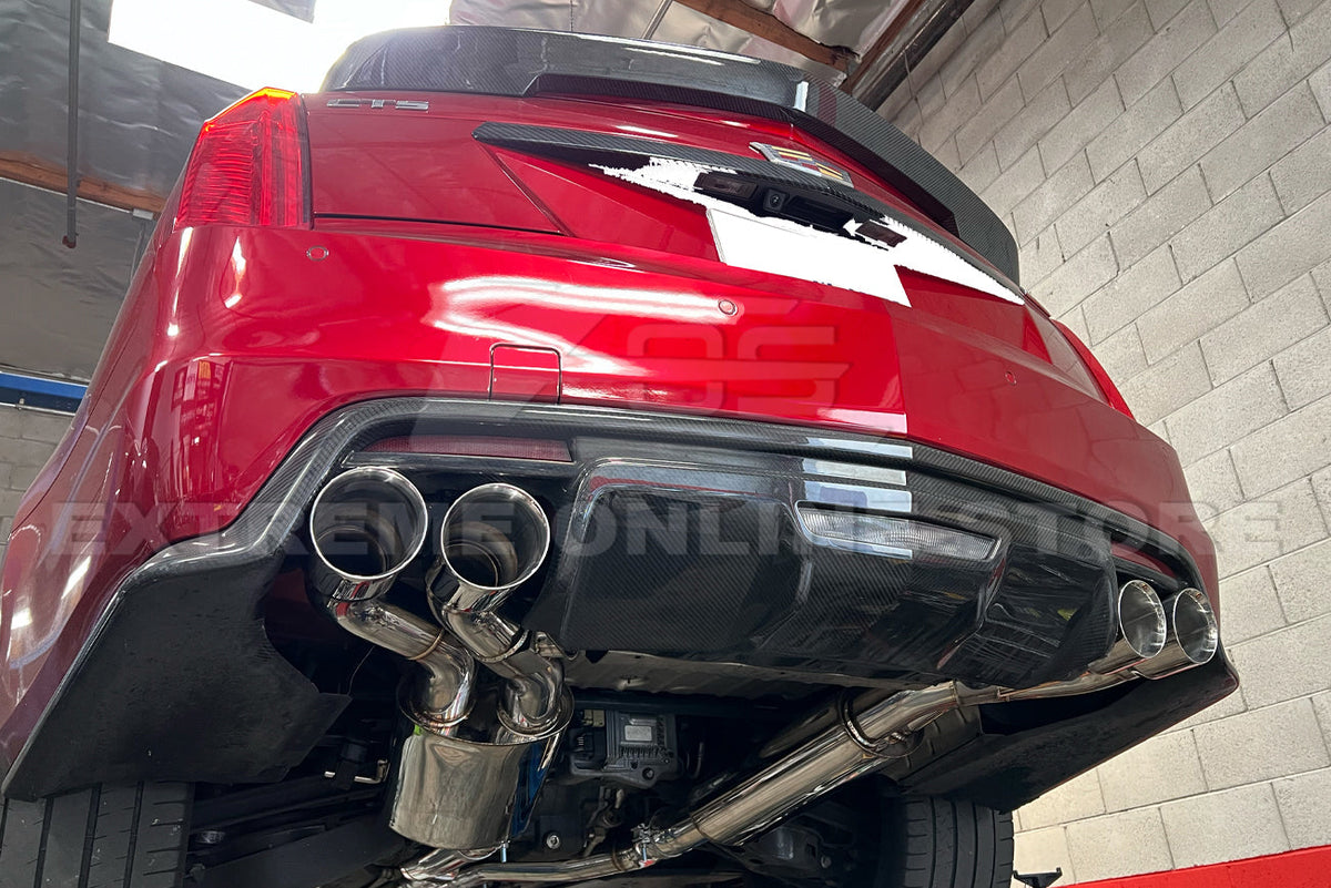 2016-19 Cadillac CTS-V Dual-Mode Mufflers Axle-Back Exhaust System image 4