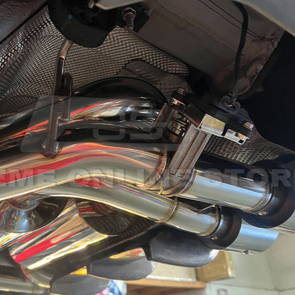 2015-20 BMW F80 M3 F82 M4 | 2.5 Piping w/ 3.5 Quad Tips Axle Back Exhaust image 6