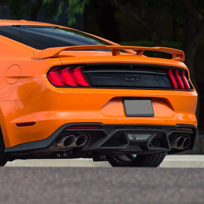 2018-22 Ford Mustang GT500 Rear Bumper Quad Tips Diffuser image 2