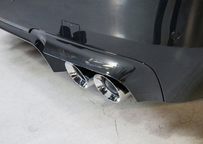 AWE Touring Edition Axle Back Exhaust for BMW F10 M5, Chrome Silver Tips image 3