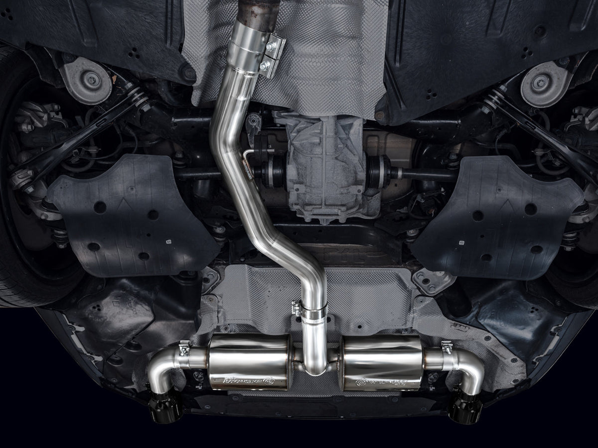 AWE Touring Edition Axle Back Exhaust for BMW G2X 330i/430i - Diamond Black image 3