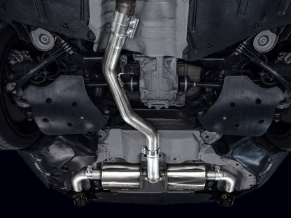 AWE Touring Edition Axle Back Exhaust for BMW G2X 330i/430i - Diamond Black image 3