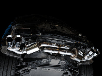 AWE Touring Edition Exhaust for C8 Corvette -- Chrome Silver Tips image 9