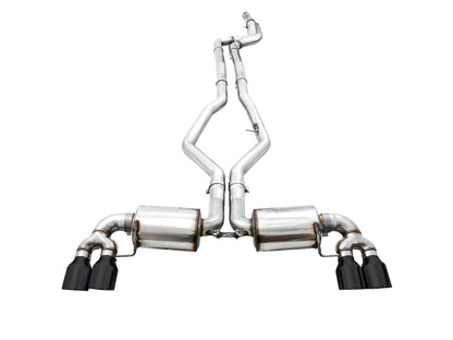 AWE Non-Resonated Touring Edition Exhaust for G2X M340i / M440i - Diamond Black Tips image 9