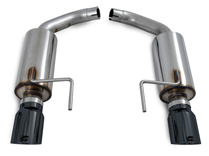 AWE Touring Edition Axle-back Exhaust for S550 Mustang EcoBoost - Diamond Black Tips image 2
