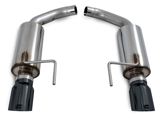 AWE Touring Edition Axle-back Exhaust for S550 Mustang EcoBoost - Diamond Black Tips image 2