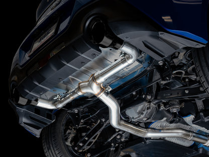 AWE Track Edition Exhaust for Subaru BRZ / Toyota GR86 / Toyota 86 / Scion FR-S - Diamond Black Tips image 5