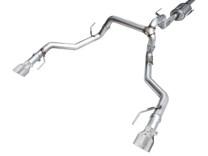 AWE 0FG Non-Resonated Catback for '21+ Ford F-150 Tremor (With Bumper Cutouts) - Chrome Silver Tips image 12