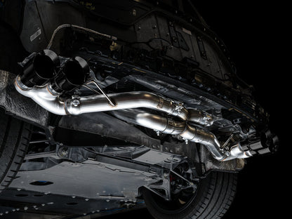 AWE Track Edition Exhaust for C8 Corvette -- Diamond Black Tips image 8