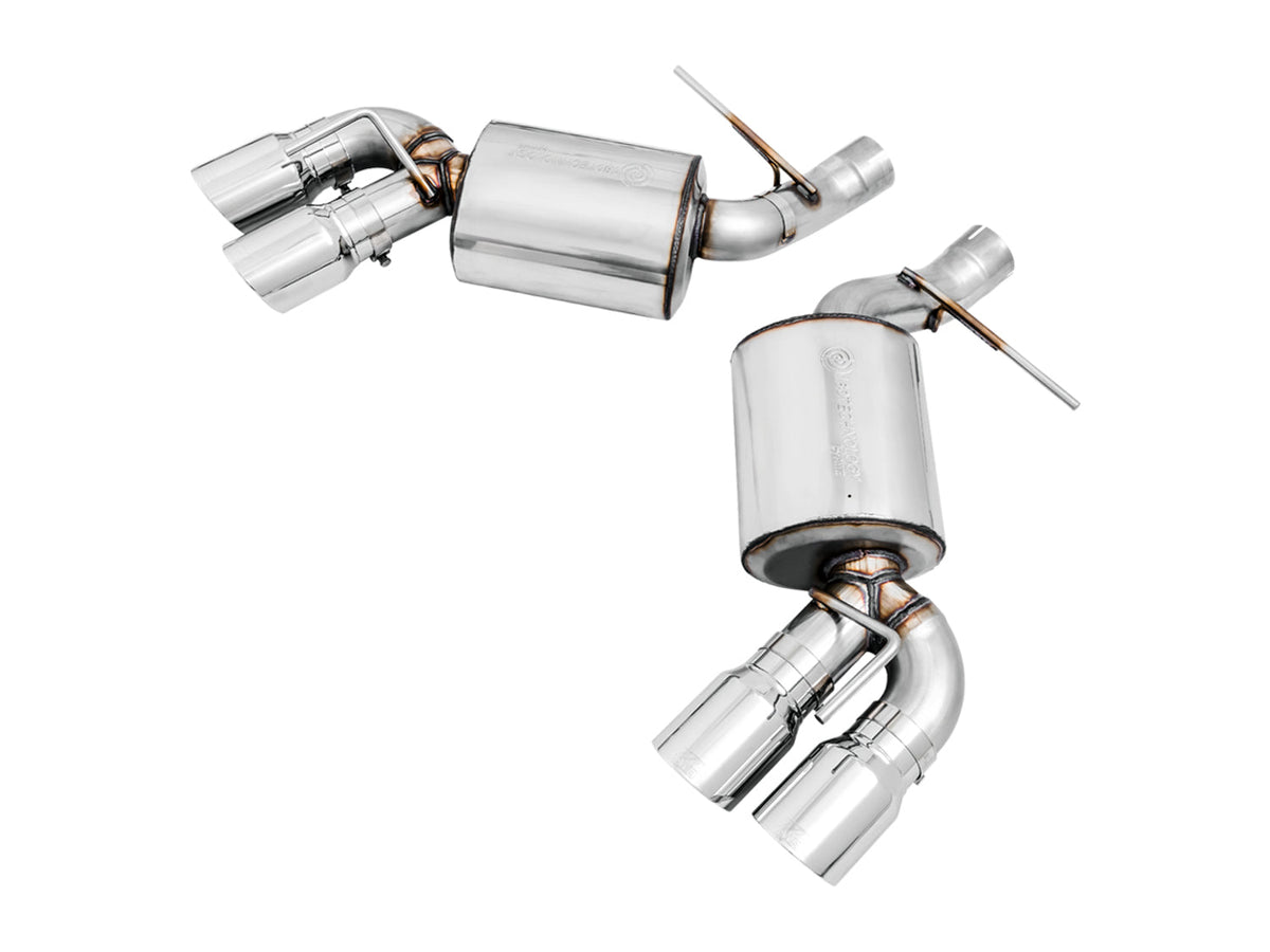 AWE Touring Edition Axle-back Exhaust for Gen6 Camaro SS / ZL1 / LT1 - Chrome Silver Tips (Quad Outlet) image 1