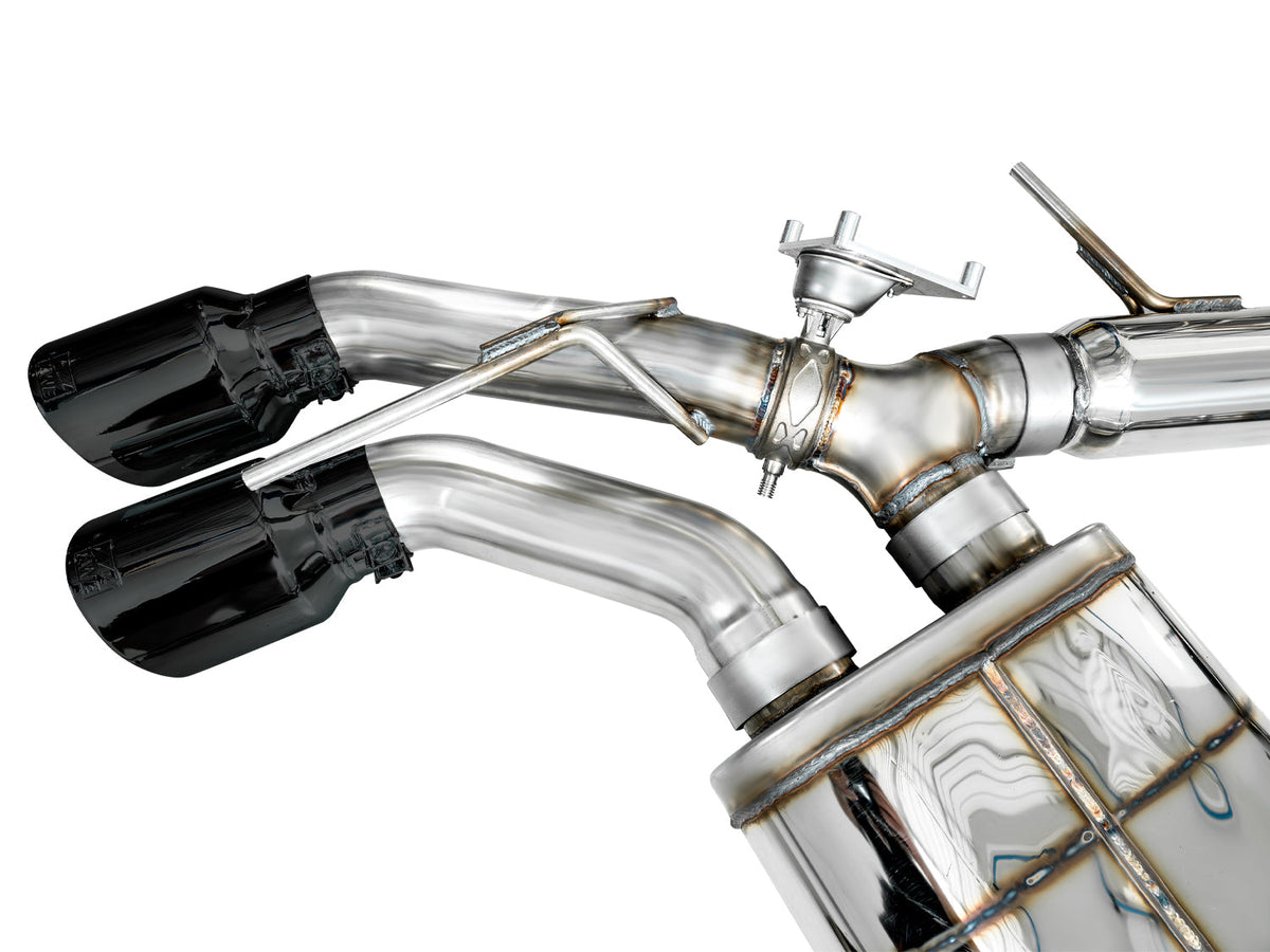AWE SwitchPath™ Exhaust for Cadillac CT4-V Blackwing - Diamond Black Tips image 14