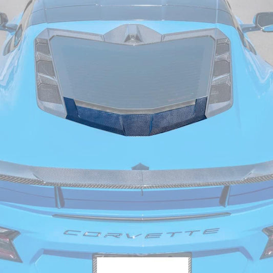 Chevrolet Corvette C8 Coupe Dry Carbon Fiber Rear Window Trim