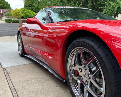 Corvette C5 | ZR1 Style Side Skirts With Mudflaps image 7