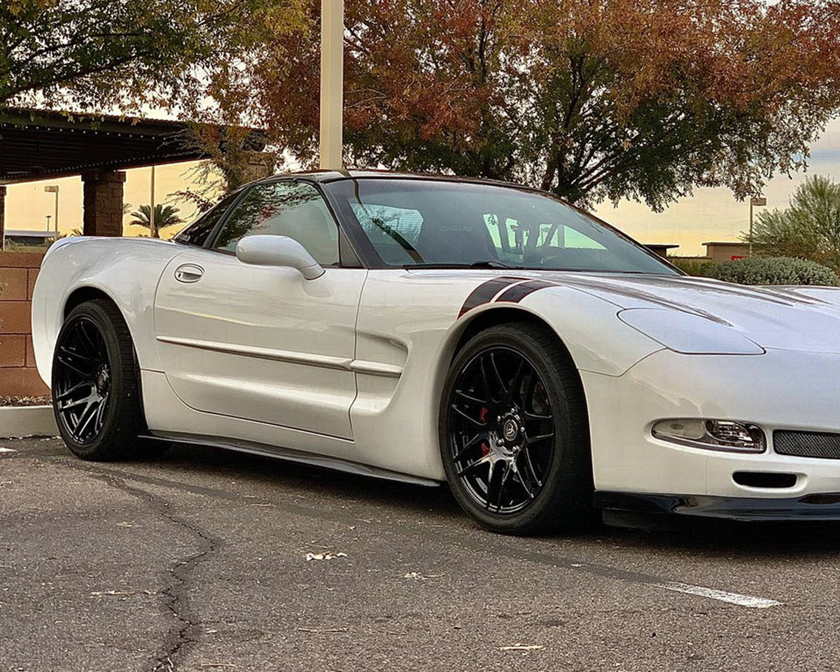 Corvette C5 | ZR1 Style Side Skirts With Mudflaps image 5