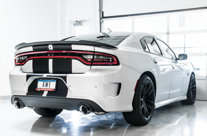AWE Touring Edition Exhaust for 17+ Charger 5.7 - Chrome Silver Tips image 3