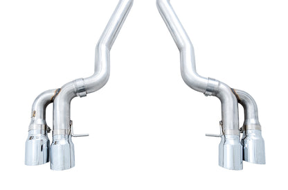 AWE Track Edition Axleback Exhaust for BMW F90 M5 - Chrome Silver Tips image 4