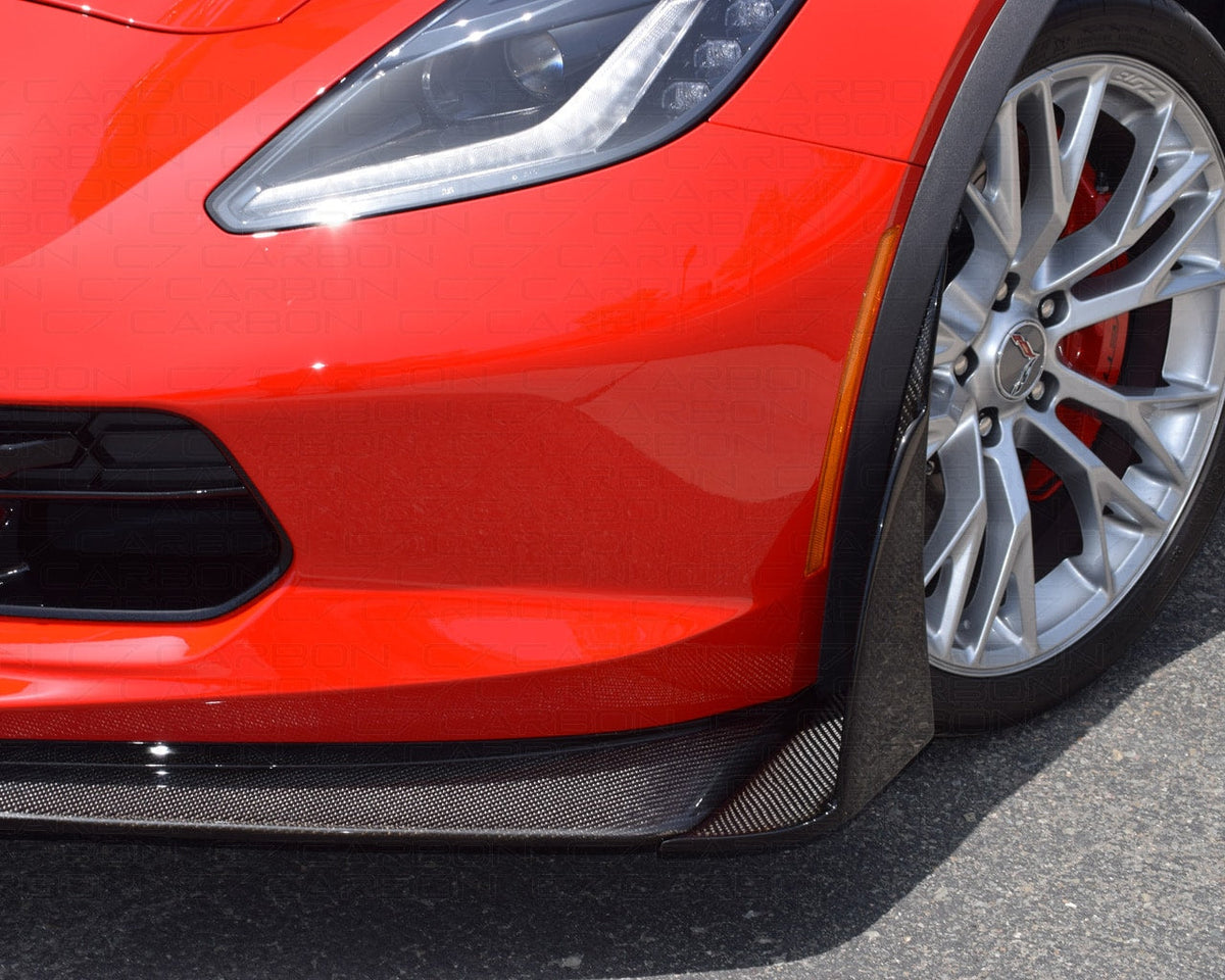 Corvette C7 Z06 / GS | C7.R Style Front Splitter image 6
