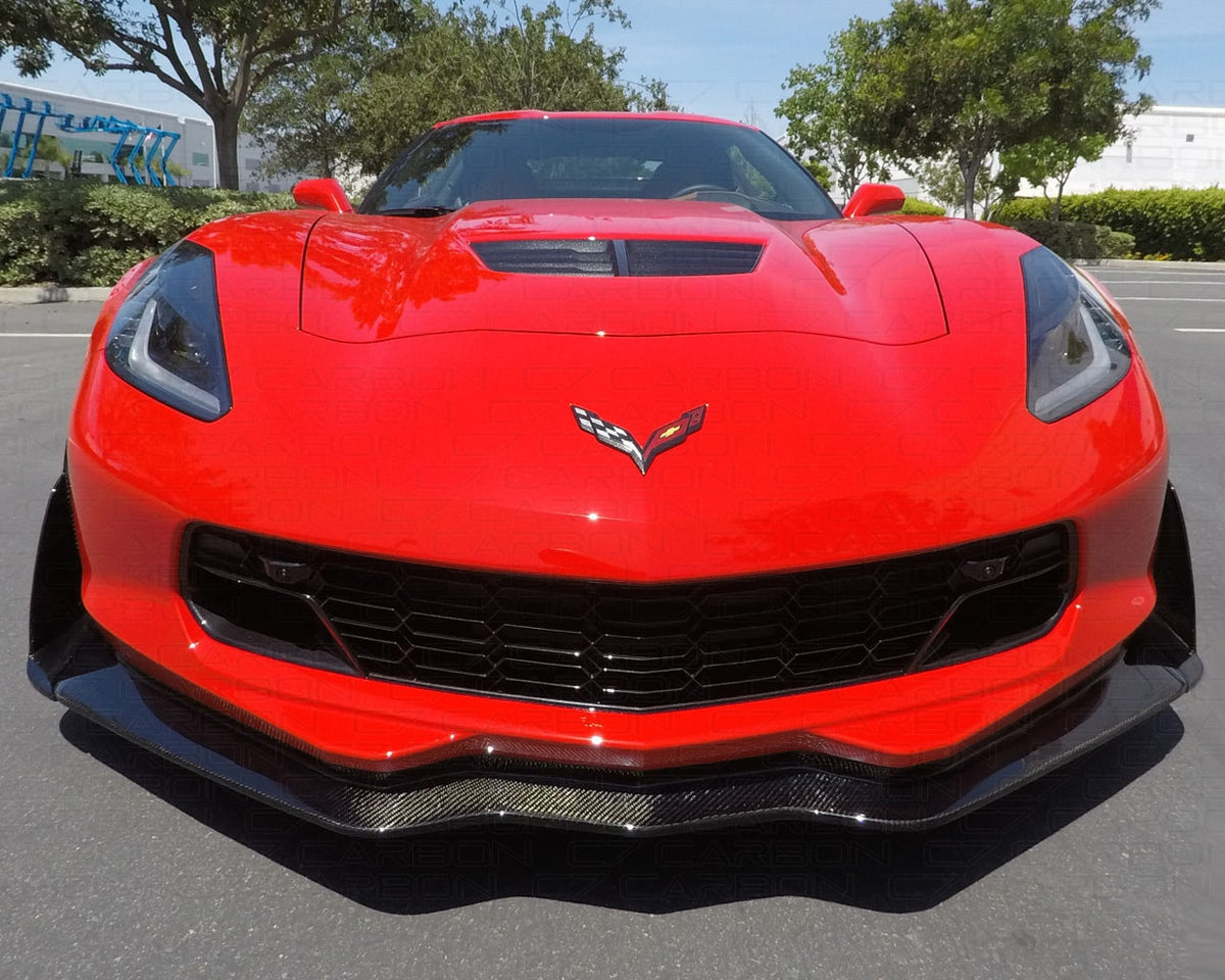 Corvette C7 Z06 / GS | C7.R Style Front Splitter image 1