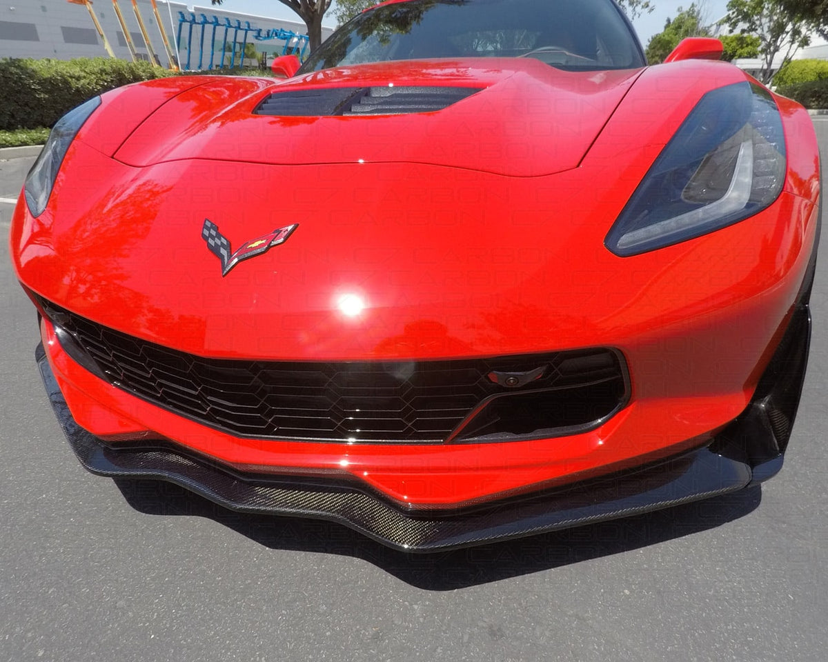 Corvette C7 Z06 / GS | C7.R Style Front Splitter image 5