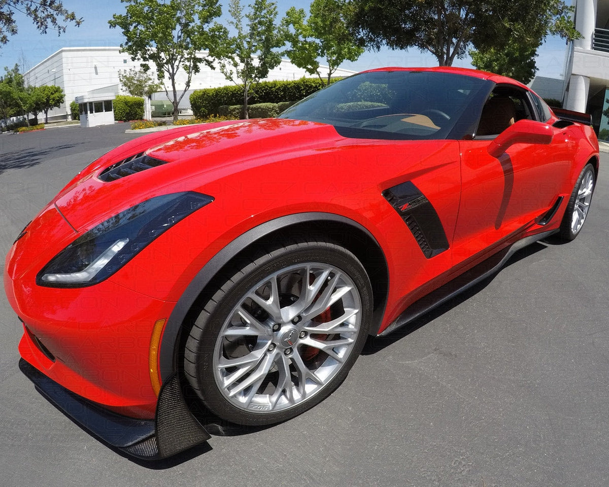 Corvette C7 Z06 / GS | C7.R Style Front Splitter image 3