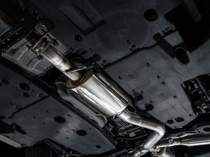 AWE Touring Edition Exhaust for GR Corolla - Diamond Black Tips image 15